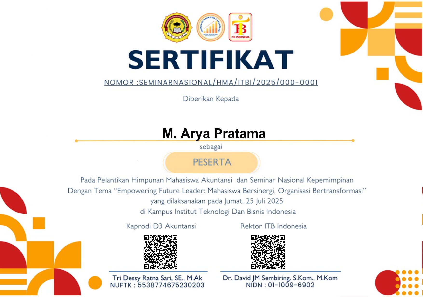 Seminar Nasional Kepemimpinan