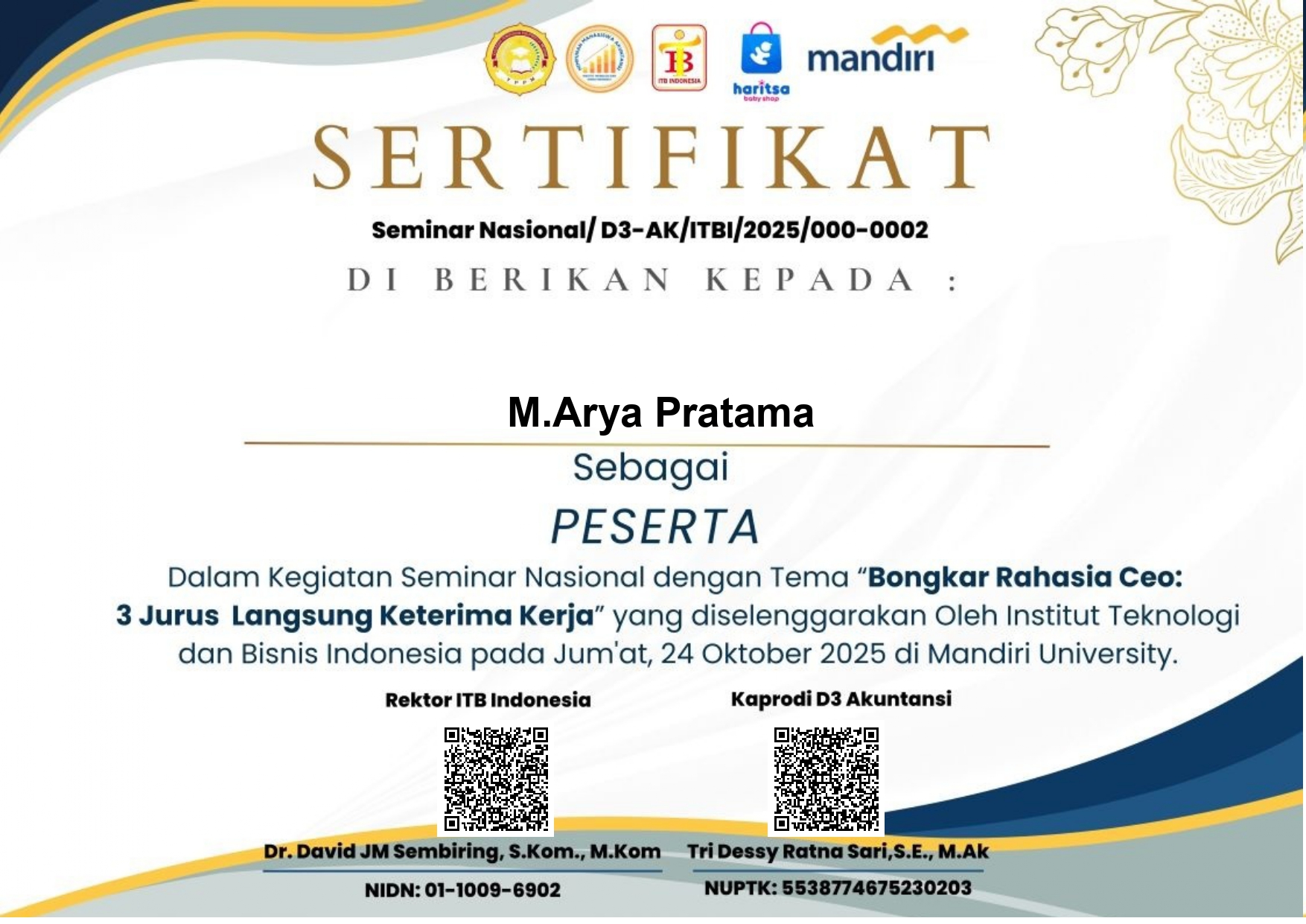 Seminar Nasional Mandiri